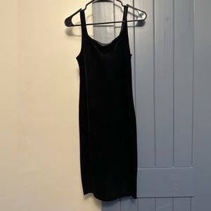 Velvet black dress